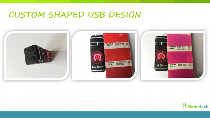 4 GB Özelleştirilmiş USB Flash Sürücü / HOOTERS Bogota in şirket promosyon hediye için Özel Flash Sürücüler