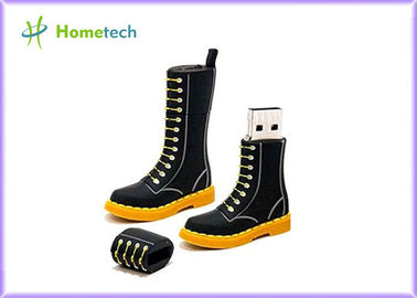 Öğrenci İÇİN Siyah Boots Karikatür USB Flash Sürücü Bellek başparmak götürmek