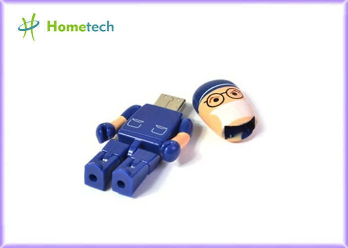 Moda karikatür doktor karakter USB sürücüler Flash Memory Stick 2.0 4GB