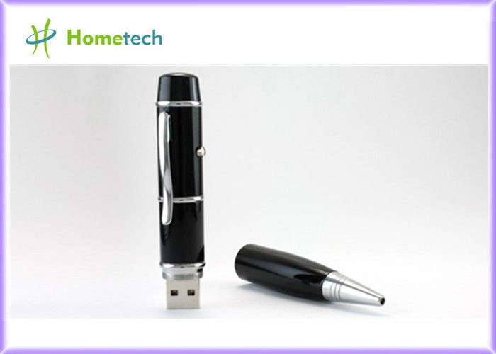 Lazer pointer ile USB kalem, özelleştirilmiş logo ile Hediye usb kalem sürücü Kalem usb flash sürücü