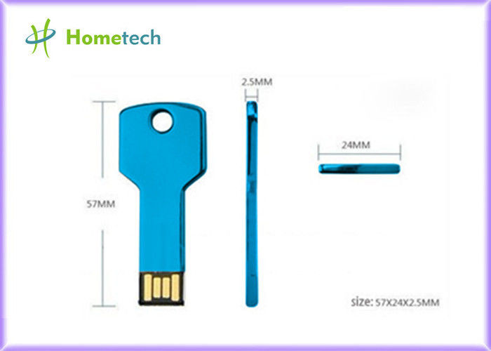 1GB / 2GB / 4GB / 8GB / 16GB / 32GB / 64GB Anahtar USB Flash Disk, Metal Key Pen Drive