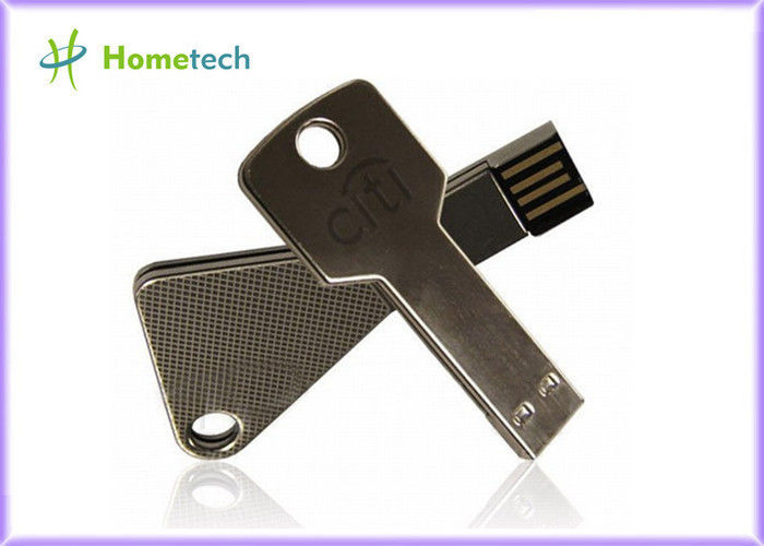 Metalik 64MB 128MB 512MB Anahtar Şekilli USB mini Alüminyum Anahtarı Şekilli USB Flash Sürücü