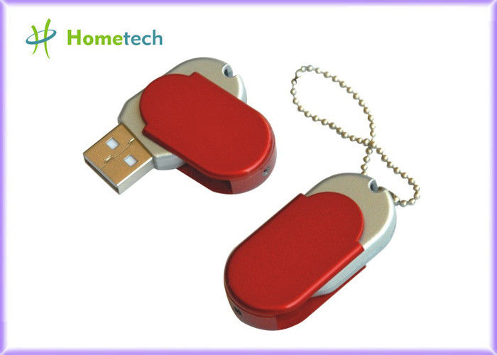 Metal Mini Kırmızı Büküm USB stickler Yüksek Hız ile özelleştirilmiş kazınmış