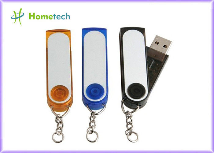 Anahtarlık ile Kişiselleştirilmiş Şeffaf Plastik Büküm USB stickler