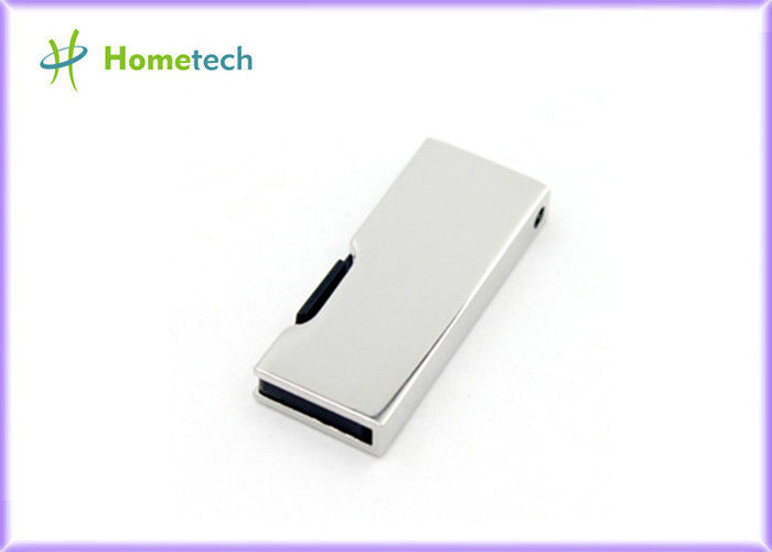 Gümüş Metal Thumb Sürücüler, Paslanmaz Çelik Suya Dayanıklı Anahtar Usb 8GB / 16GB / 32GB