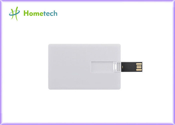Özel Beyaz Renkli Kart Kredi Kartı USB Depolama Aygıtı 8GB 16GB 32GB Yüksek Hızlı