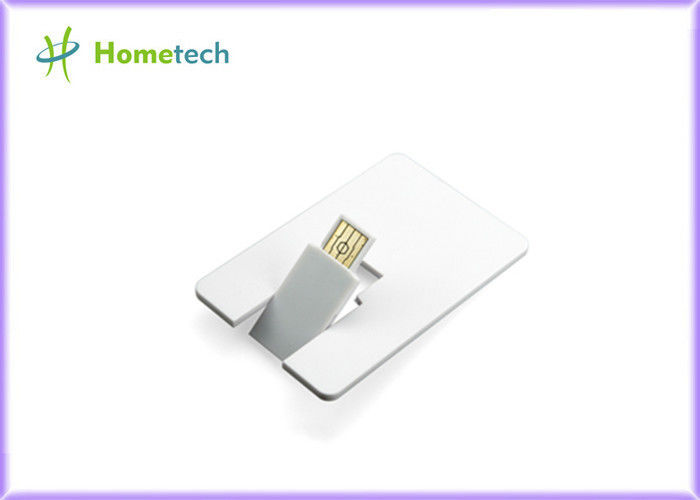 8GB / 16GB Kredi Kartı USB Depolama Aygıtı Plastik Malzeme Özel Logo