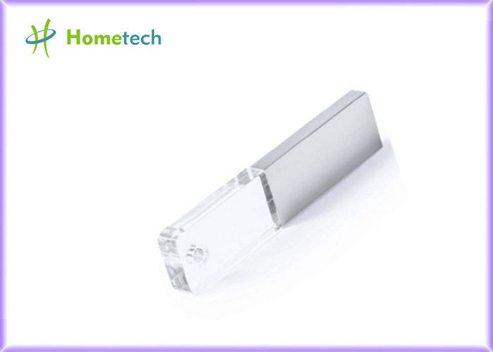 Özel Kristal Kalp USB Flash Sürücü 2D 3D Logo Gravür Şirketi / Buisness Hediye